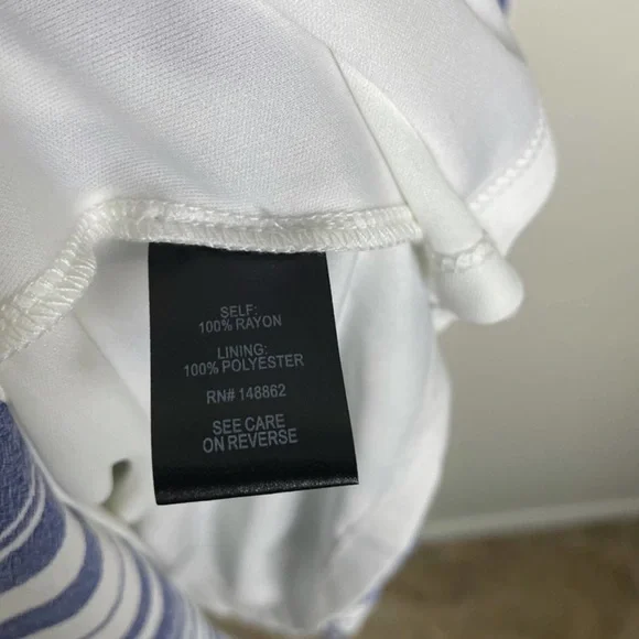 Torrid Blue Nautical Striped Dress - Picture 11 of 15